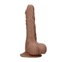 RealRock Model 17 cm z anatomiczną podstawą, Skin TPE RealRock by Shots