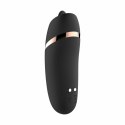 Rosy Gold Licking Stimulator Black - Elegancka maszyna intymna z etui Rosy Gold