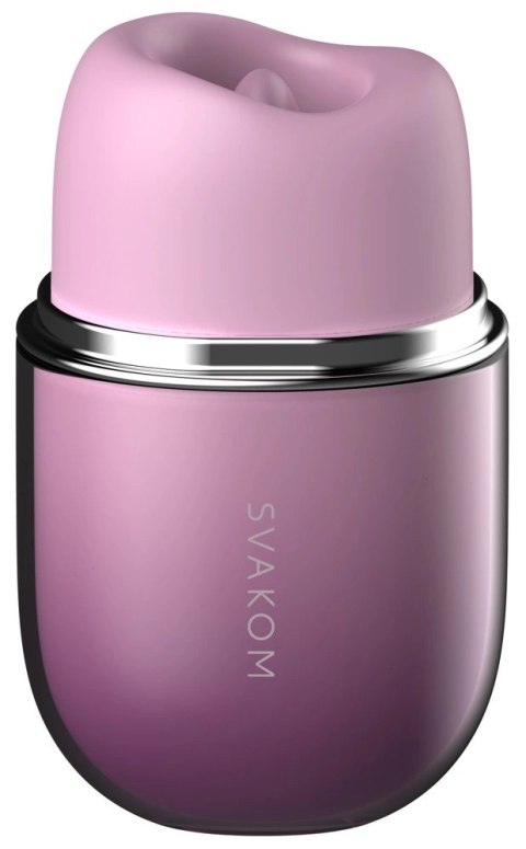 SVAKOM Klitty Dusty Lavender - kompaktowy model z funkcją ssania i lizania SVAKOM