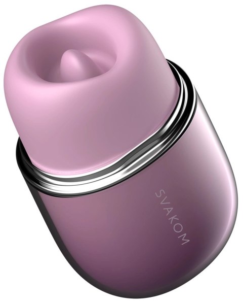 SVAKOM Klitty Dusty Lavender - kompaktowy model z funkcją ssania i lizania SVAKOM
