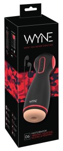 WYNE 06 System Wibracyjno-Ssący 10+7 Trybow Czarny 27,3 cm WYNE