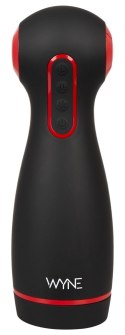 WYNE 06 System Wibracyjno-Ssący 10+7 Trybow Czarny 27,3 cm WYNE