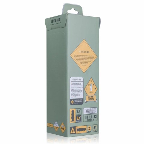 BUTTR Tactical III - duży model anatomiczny z żebrowaną powierzchnią 7 cm