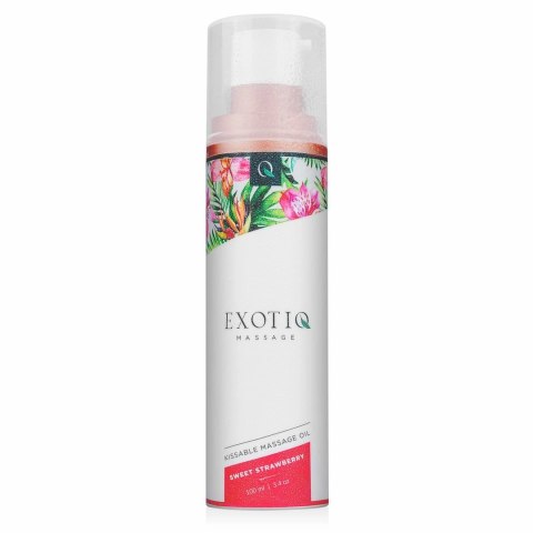 Exotiq Olejek do Masażu Sweet Strawberry 100 ml, odżywczy, zapach truskawki