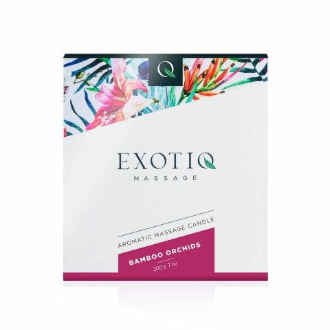Exotiq Świeca Masująca Bamboo Orchids 200g - Relaksujący Olejek Zapachowy