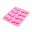 EasyToys Forma silikonowa do lodu i wypiekow model anatomiczny 6 gniazd