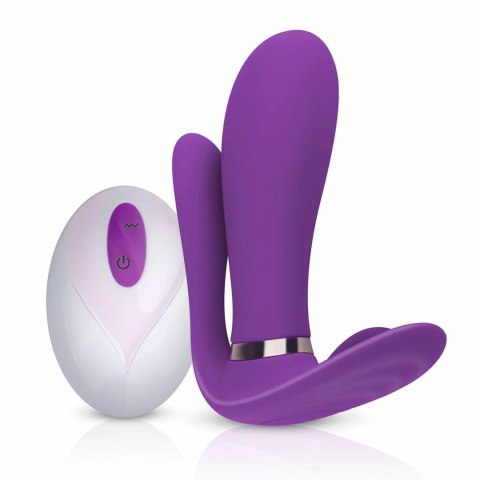 EasyToys Purple Pleaser - wielofunkcyjny stymulator z pilotem, fioletowy