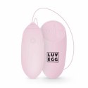LUV EGG Model Pink - Wibrujące Jajko z Pilotem, 12 Trybow, Silikon