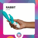 Leda Rabbit Vibrator model z 10 trybami wibracji, wodoodporny, rożowy