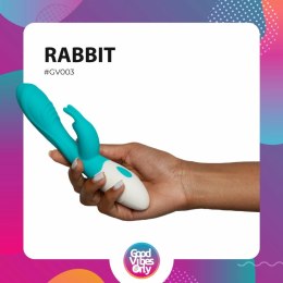 Leda Rabbit Vibrator model z 10 trybami wibracji, wodoodporny, rożowy
