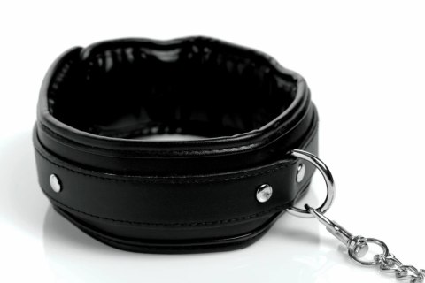 Master Series komplet ograniczający z mankietami i obrożą, czarny