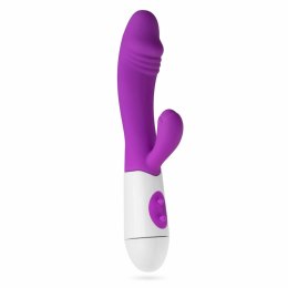 Teazers Rabbit Vibrator Fioletowy 10 Trybow Silikonowy Model Anatomiczny