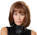 Cottelli Accessories Peruka Brązowa Regulowana Długość 28 cm Cottelli