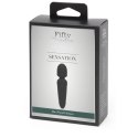 Fifty Shades of Grey Sensation Mini Wand - masażer, silikon, USB, czarny Fifty Shades of Grey