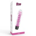 Glossy Axel Pink - wibrator anatomiczny z TPE, 14 cm, wodoodporny GLOSSY
