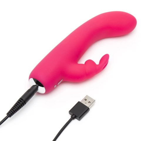 Happy Rabbit Mini Pink - kompaktowy model z 12 trybami pracy USB Happy Rabbit
