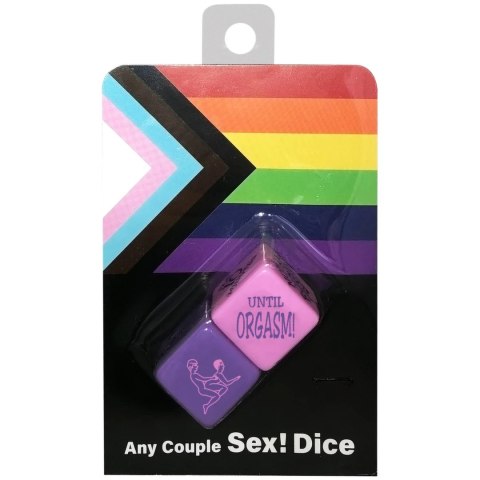 Kheper Games Any Couple Dice gra z kośćmi - warianty pozycji dla par Kheper Games