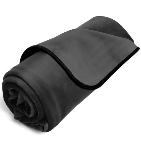 Liberator Fascinator Throw Czarna narzuta z mikrofibry 183x137cm Liberator