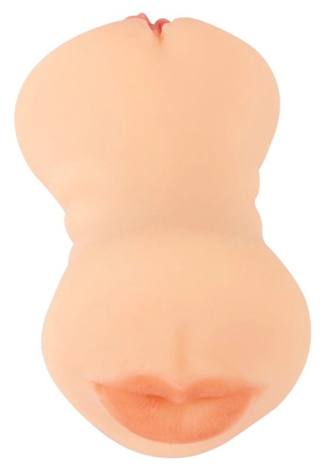 Nature Skin model 3w1 - anatomiczny symulator ust, wejścia i pośladkow, 19,5 cm Nature Skin