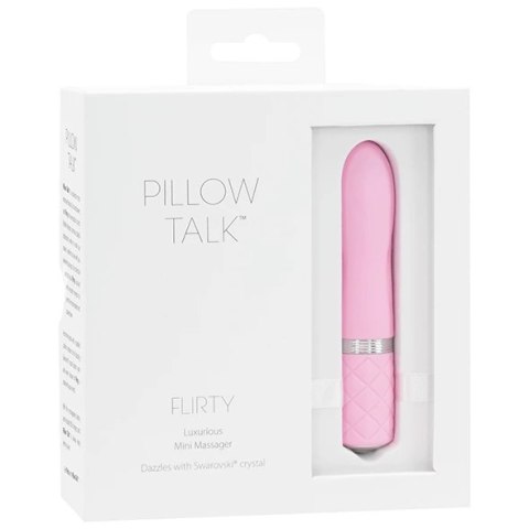 Pillow Talk Flirty Pink - bezprzewodowy masażer silikonowy, kompaktowy Pillow Talk