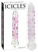 Pipedream Icicles model 24 szklany masażer z wypustkami 17,8 cm Icicles