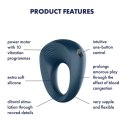 Satisfyer Power Ring silikonowy pierścień wibrujący, 10 trybow, 5.5 cm Satisfyer