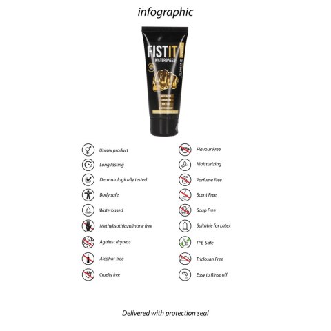Shots Fist It Lubrykant wodny 100 ml - bezzapachowy, neutralny Fist It by Shots