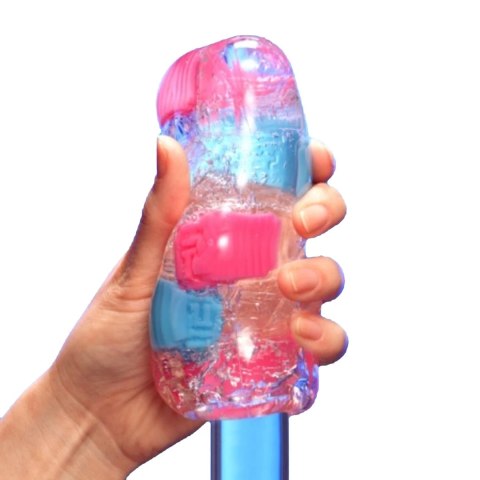Tenga Bobble Crazy Cubes - elastyczna maszyna intymna, kompaktowa, kolorowa Tenga