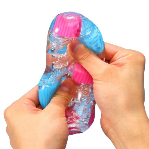 Tenga Bobble Crazy Cubes - elastyczna maszyna intymna, kompaktowa, kolorowa Tenga