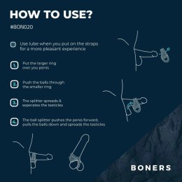 Boners Liquid Silicone Separator Pierścieniowy - elastyczny system unieruchamiający