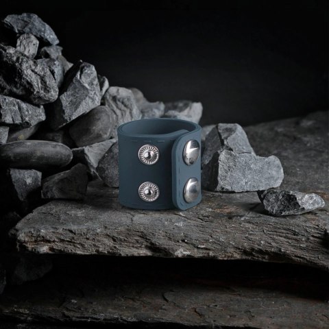 Boners Pasek Regulowany S/M z Silikonu - szeroki, miękki, czarny