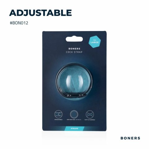 Boners Pasek Regulowany Silikonowy na Intymne Partie L