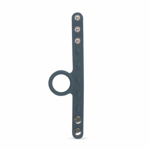 Boners Pasek Regulowany na Intymne Partie S/M, Silikonowy, Szary