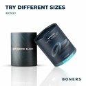Boners Zestaw 3 Pierścieni Anatomicznych z Silikonu Szary