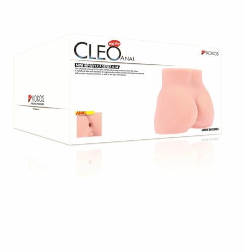 Cleo model anatomiczny z teksturą - kompaktowa maszyna intymna