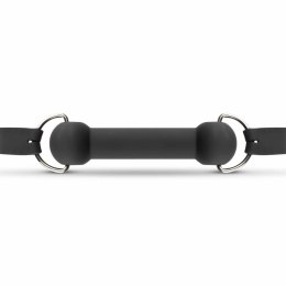 EasyToys Bit Gag silikonowy z regulowanym paskiem - czarny