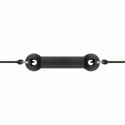 EasyToys Bit Gag silikonowy z regulowanym paskiem - czarny