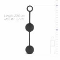 EasyToys Black - Kulki treningowe z przeciwciężarem, silikonowe