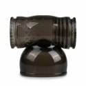 EasyToys Black nasadka do masażera wand silikonowa czarna