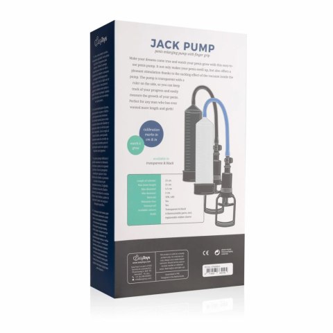 EasyToys Finger Grip - czarna pompa prożniowa z ergonomicznym uchwytem