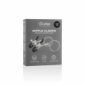 EasyToys Metalowe Zaciski z Pierścieniem - Regulowane, Srebrne