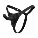 EasyToys Silicone Strap-On System Regulowany, silikonowy, czarny, 110 cm