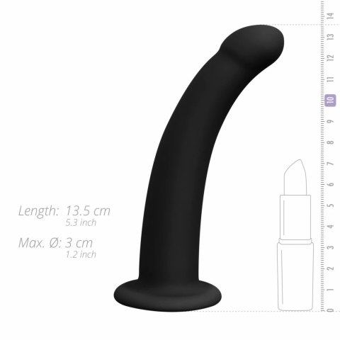 EasyToys Silicone Strap-On System Regulowany, silikonowy, czarny, 110 cm