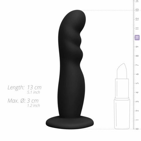 EasyToys Zestaw Pasow z Modelem Anatomicznym Silikonowym 110 cm Czarny