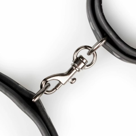 EasyToys Zestaw mankietow na uda i nadgarstki, regulowane, czarne