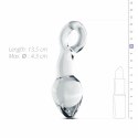 Glas Prostate Plug No. 13 - Szklany model z ergonomicznym uchwytem