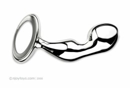 Njoy PFun Plug - stalowy model anatomiczny do masażu, srebrny