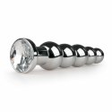 Diogol Aluminium Plug z Kryształem Clear 7,5 cm - Model Anatomiczny