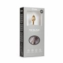 EasyToys Aluminium Plug z Sztucznym Ogonem Lisa Srebrny 40 cm
