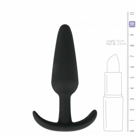 EasyToys Anatomiczny korek silikonowy M elastyczny czarny